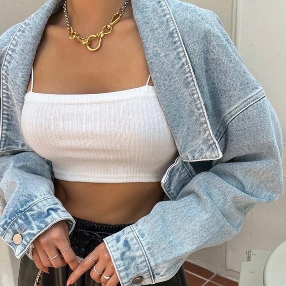 Cropped Jean jacket - Picture 3 of 4